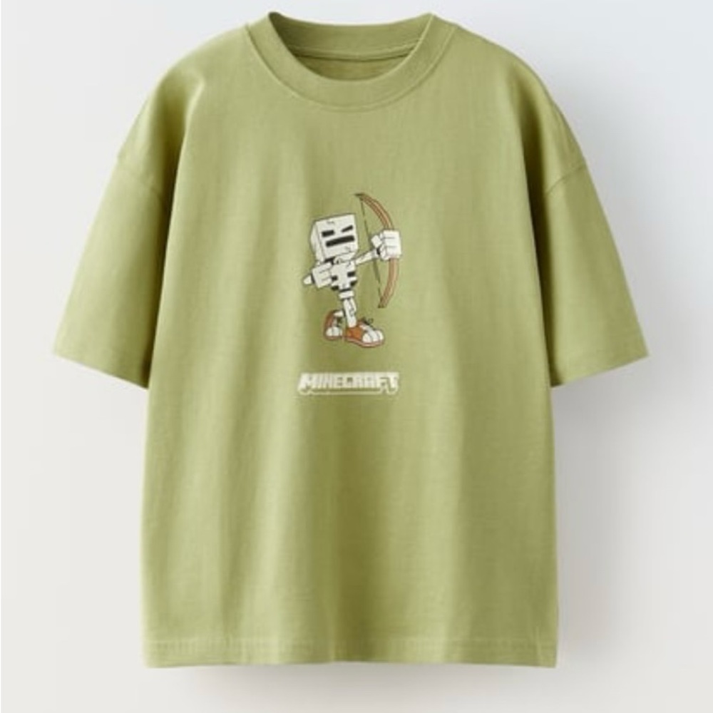 Zara x Minecraft Kids Tshirt